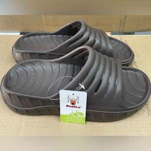 Kuailu Recovery Sandals Arch Support Hoka & Ooofos Style Men's Size 10